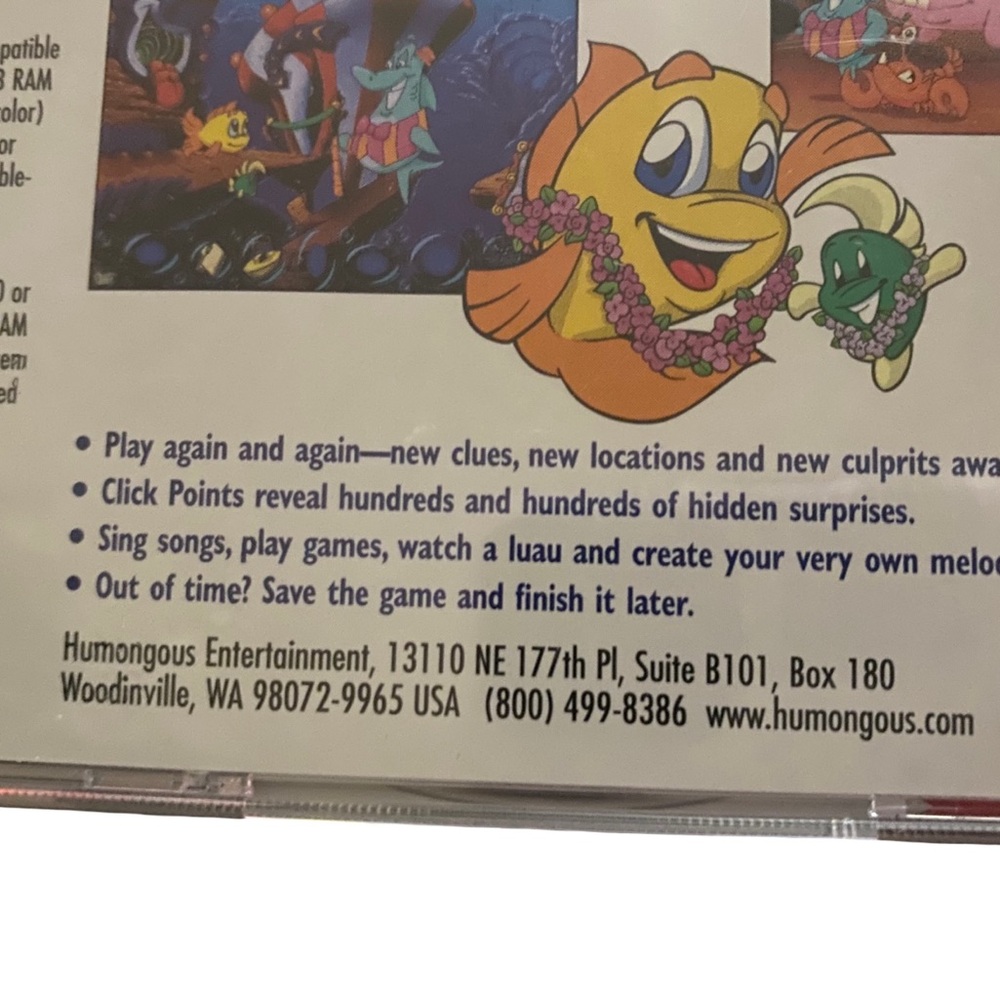 Freddi Fish 3 The Case of The Stolen Conch Shell (Video Game) PC Mac New Sealed - Picture 4 of 6